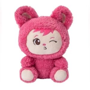Limited Edition-LaBabies Large Sparkle Plush Monster-Pink